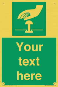 Custom Safe condition: Emergency stop button